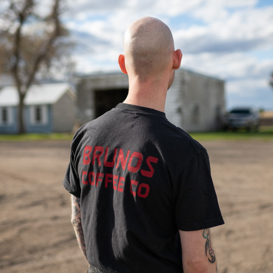 Heavyweight Black Pocket Tee